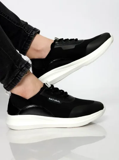 Tenis Natural Match black white para dama