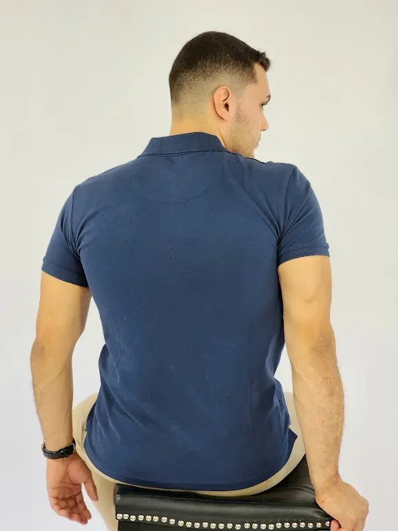 Camiseta Cambrige Polo Club para caballero color azul