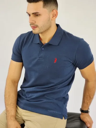 Camiseta Cambrige Polo Club para caballero color azul