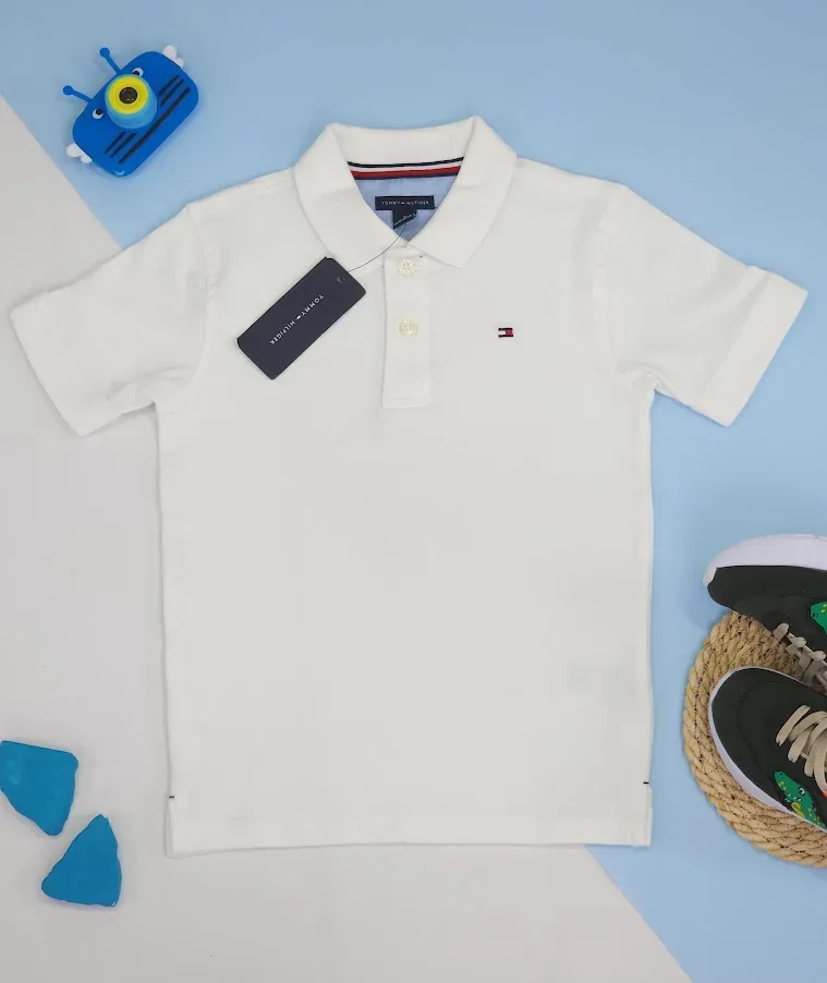 Camiseta Tommy Hilfilger para niño color blanco