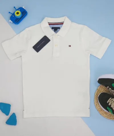 Camiseta Tommy Hilfilger para niño color blanco