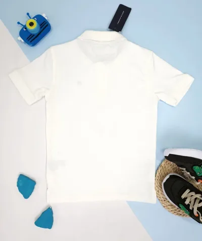 Camiseta Tommy Hilfilger para niño color blanco