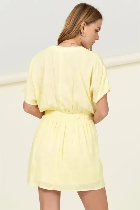 Vestido para dama color marillo
