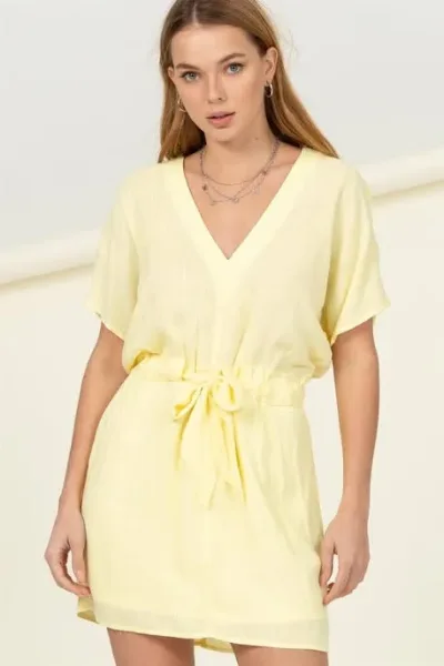 Vestido para dama color marillo