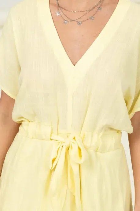 Vestido para dama color marillo