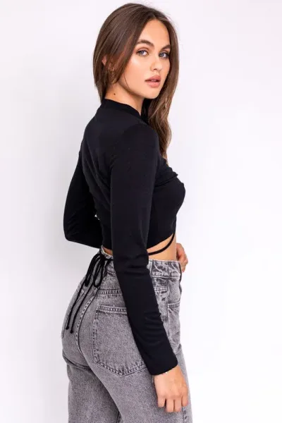 Blusa para dama color negro 4955