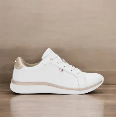 Tenis Natural STEP  WHITE/GOLD para Dama