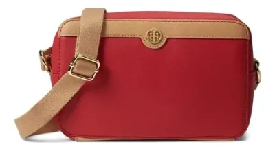 Bolso pequeño Tommy Hilfiger para dama color rojo