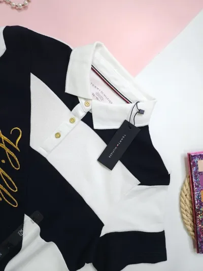 Vestido Tommy hilfiger para dama color azul y blanco