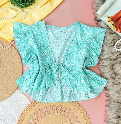Blusa para dama color verde menta