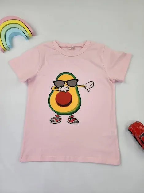 Camiseta para niña color rosado