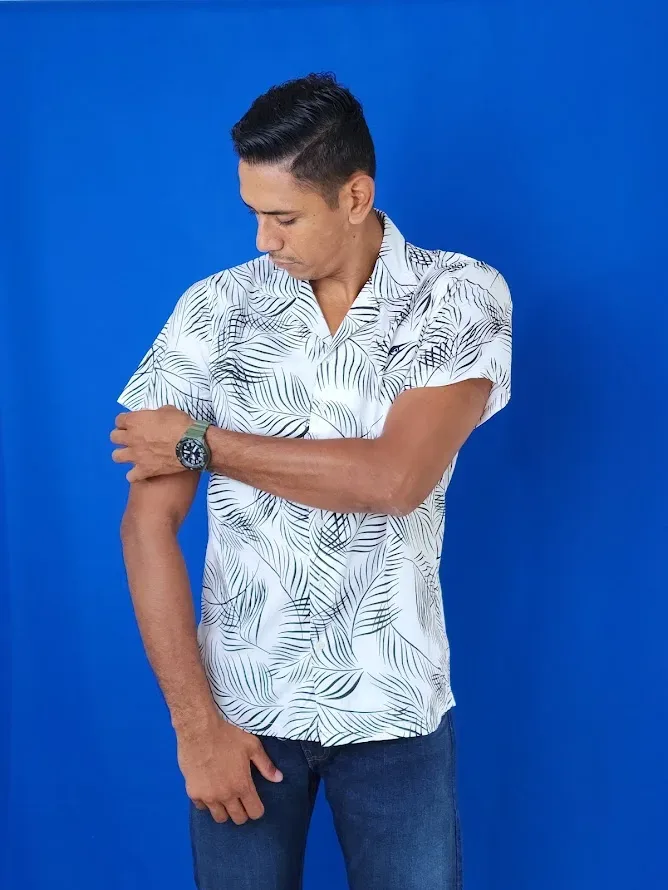 Camisa Hummer para caballero H251003-84BK