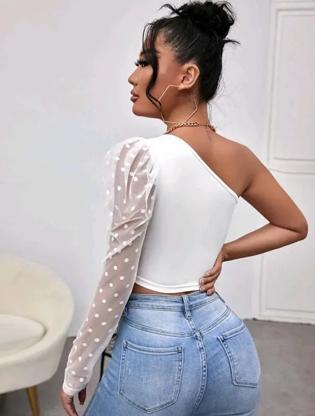 Blusa para dama color blanco