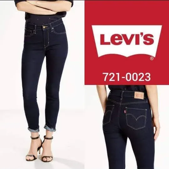 Jeans Levi's para dama 721-0023  skinny