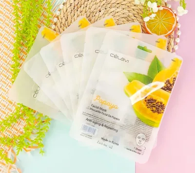 Mascarilla de papaya Celavi 6 unidades