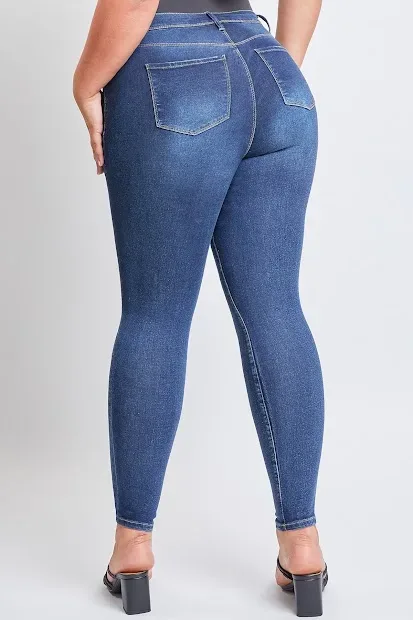 Jeans de mezclilla, High Rise Skinny para Dama. #:EP60641