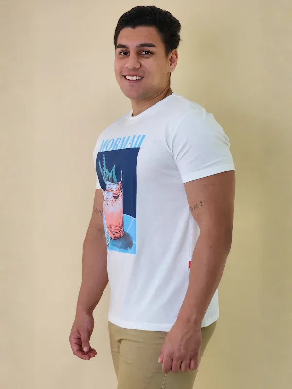 Camiseta Mormaii para caballero 513660 #COLOR BLANCO