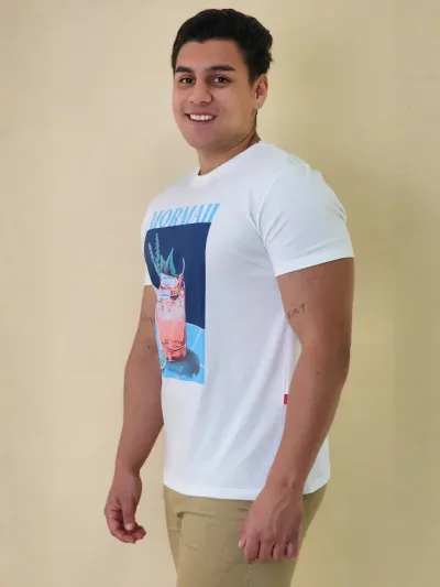 Camiseta Mormaii para caballero 513660 #COLOR BLANCO