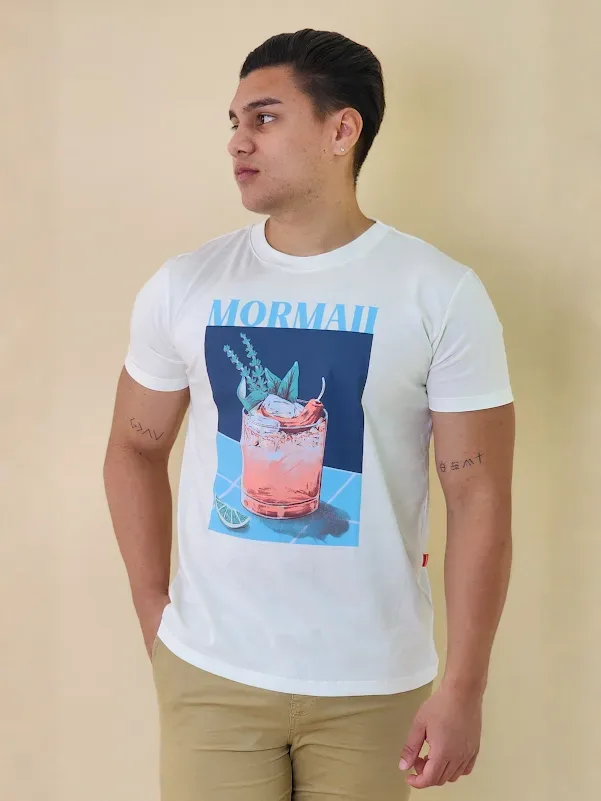 Camiseta Mormaii para caballero 513660 #COLOR BLANCO