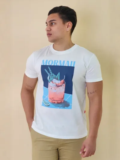 Camiseta Mormaii para caballero 513660 #COLOR BLANCO