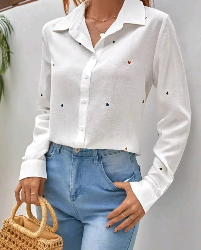 Camisa para dama color blanco