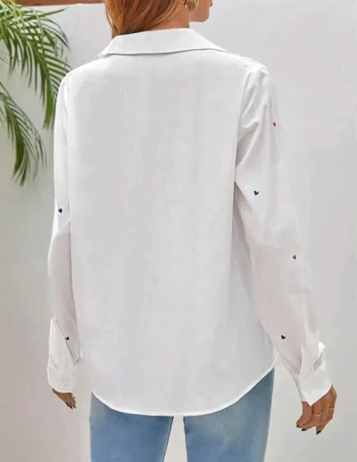 Camisa para dama color blanco