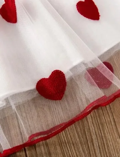 Conjunto para niña color rojo y blanco