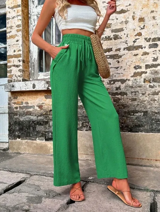 Pantalon para dama color verde