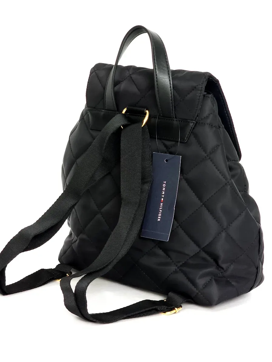 Mochila Tommy Hilfiger para dama color negro