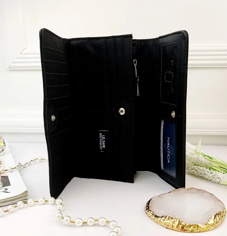 Cartera Naútica para dama color negro