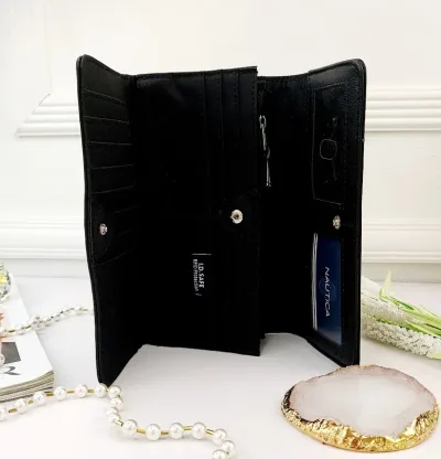 Cartera Naútica para dama color negro
