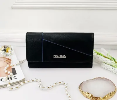 Cartera Naútica para dama color negro