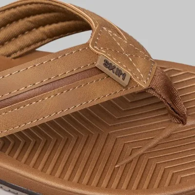 Sandalias para caballero SKIN BONES PACIFIC COGNAC