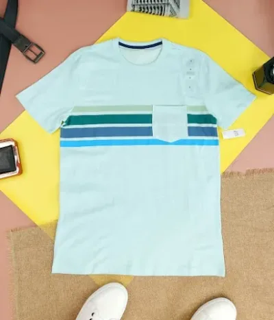Camiseta GAP para caballero color verde agua