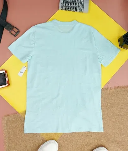 Camiseta GAP para caballero color verde agua