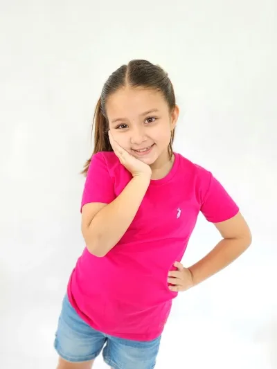 Camiseta Cambrige Polo Club para Niña