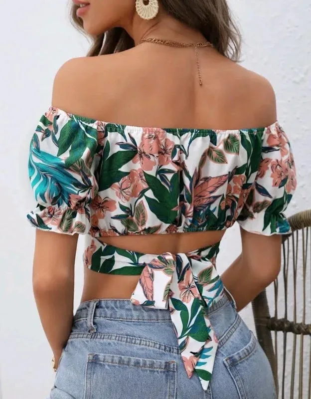 Blusa para dama diseño floral