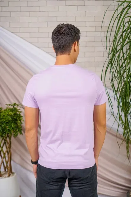 Camiseta Tommy Hilfiger para caballero color lila