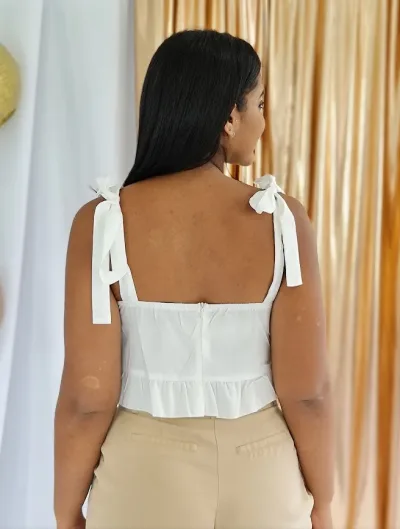 Blusa para dama color blanco