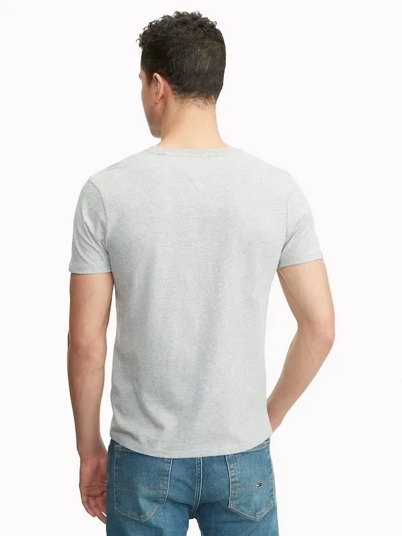 Camiseta Tommy Hilfiger para caballero color gris cuello V