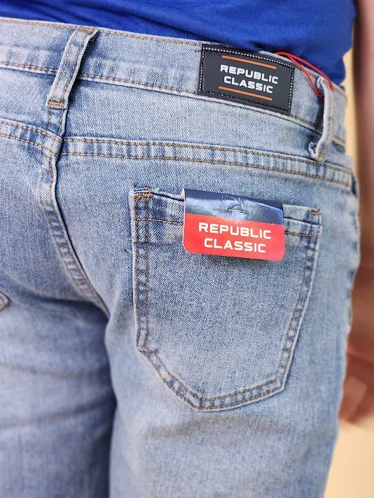 Short Republic Classic para niño RC-87-380118 COLOR CELESTE