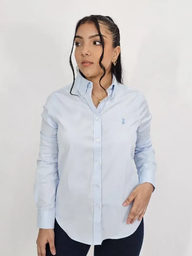 Camisa Cambridge polo para Dama