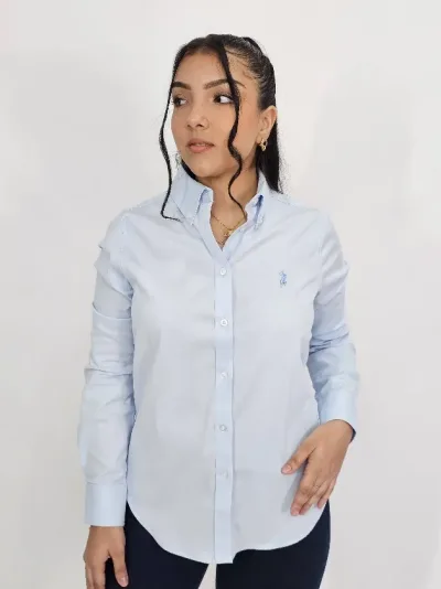 Camisa Cambridge polo para Dama