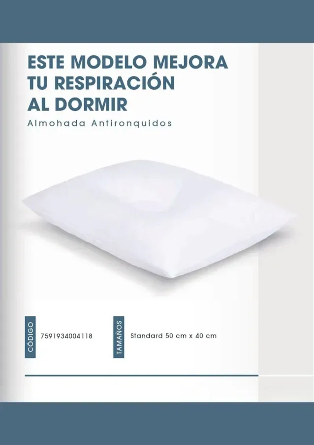 Almohada Antirronquidos