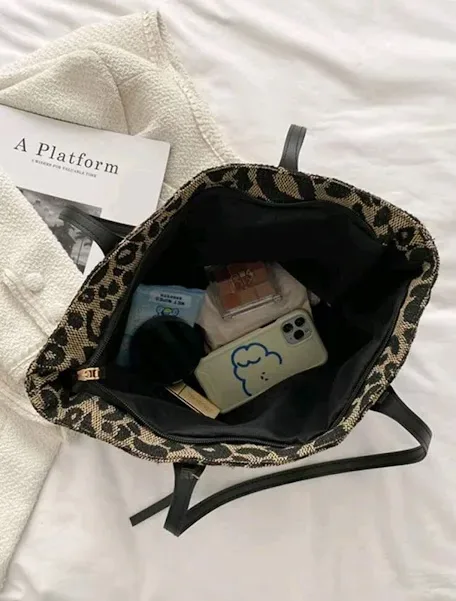 Bolso para dama color leopardo