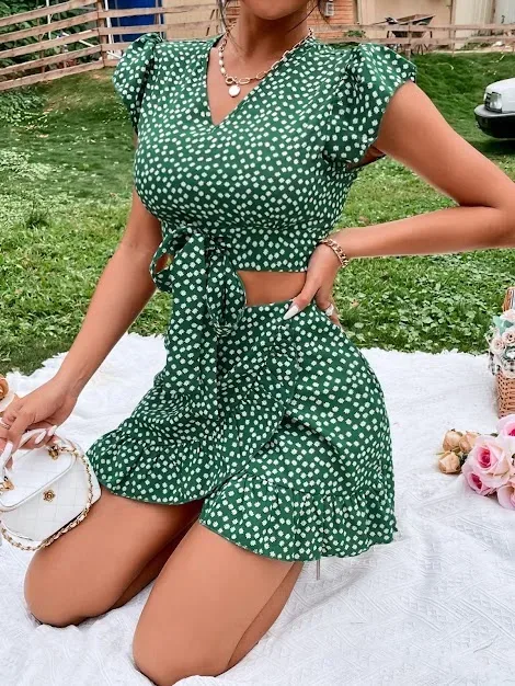 Conjunto para dama color verde