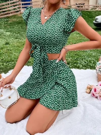 Conjunto para dama color verde