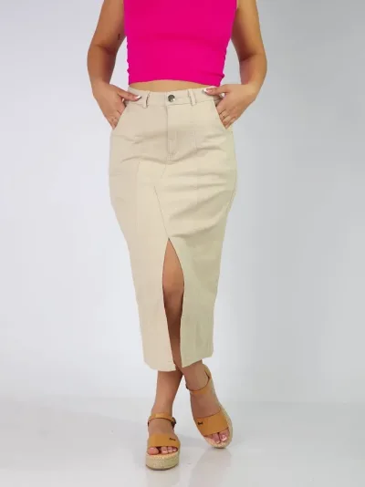 Enagua para dama color beige