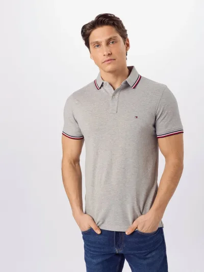 Camiseta Tommy Hilfiger para caballero color gris