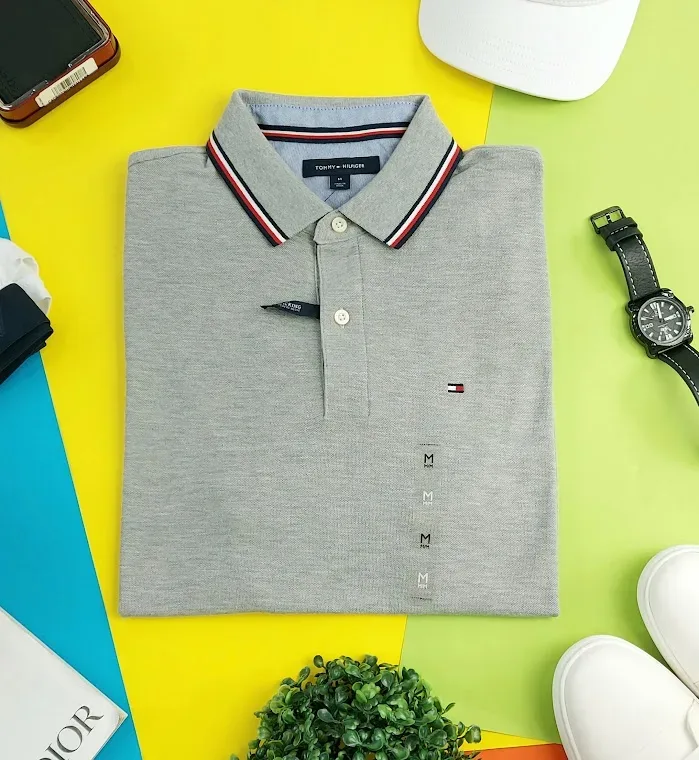 Camiseta Tommy Hilfiger para caballero color gris